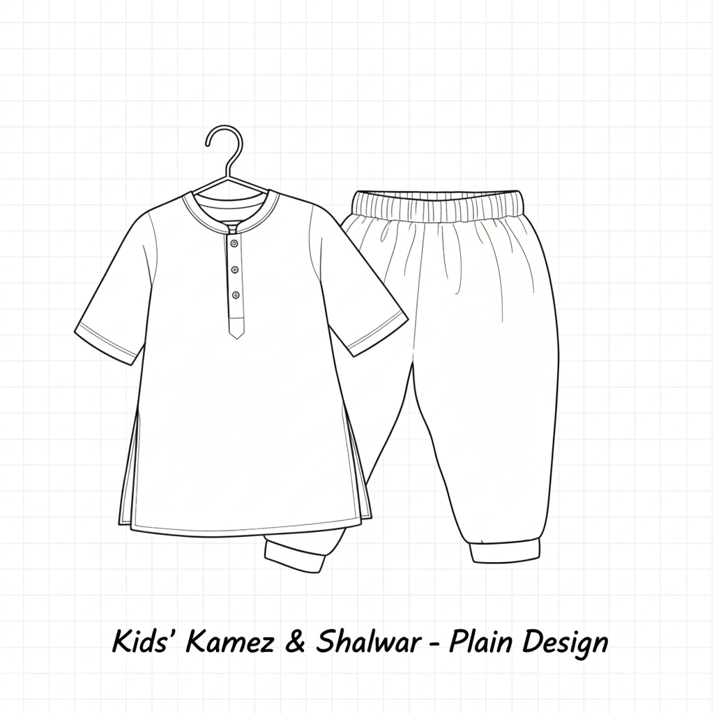 Kameez & Shalwar Set (Kids)