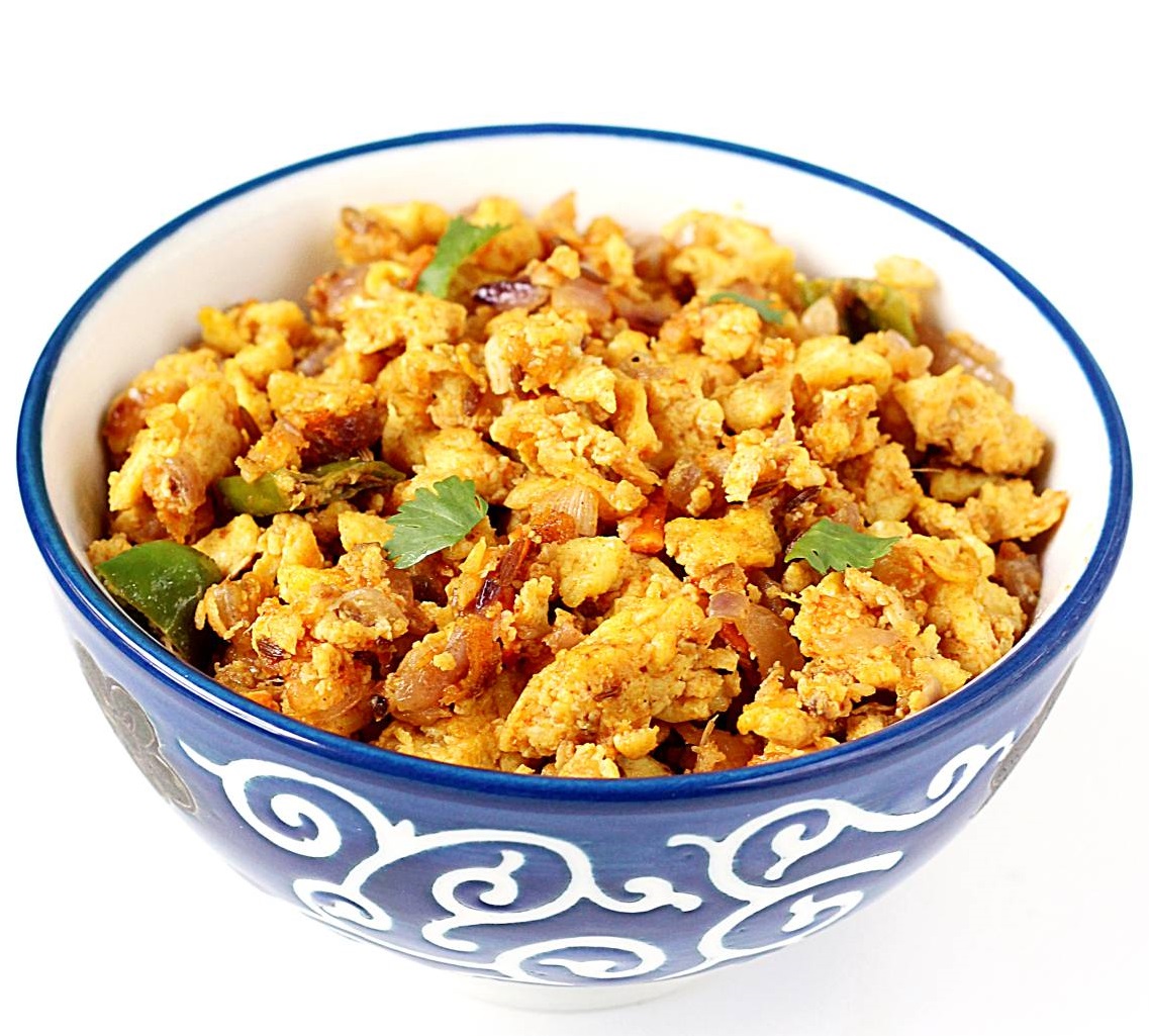 Anda Bhujia Homemade Half | انڈا بھوجیا