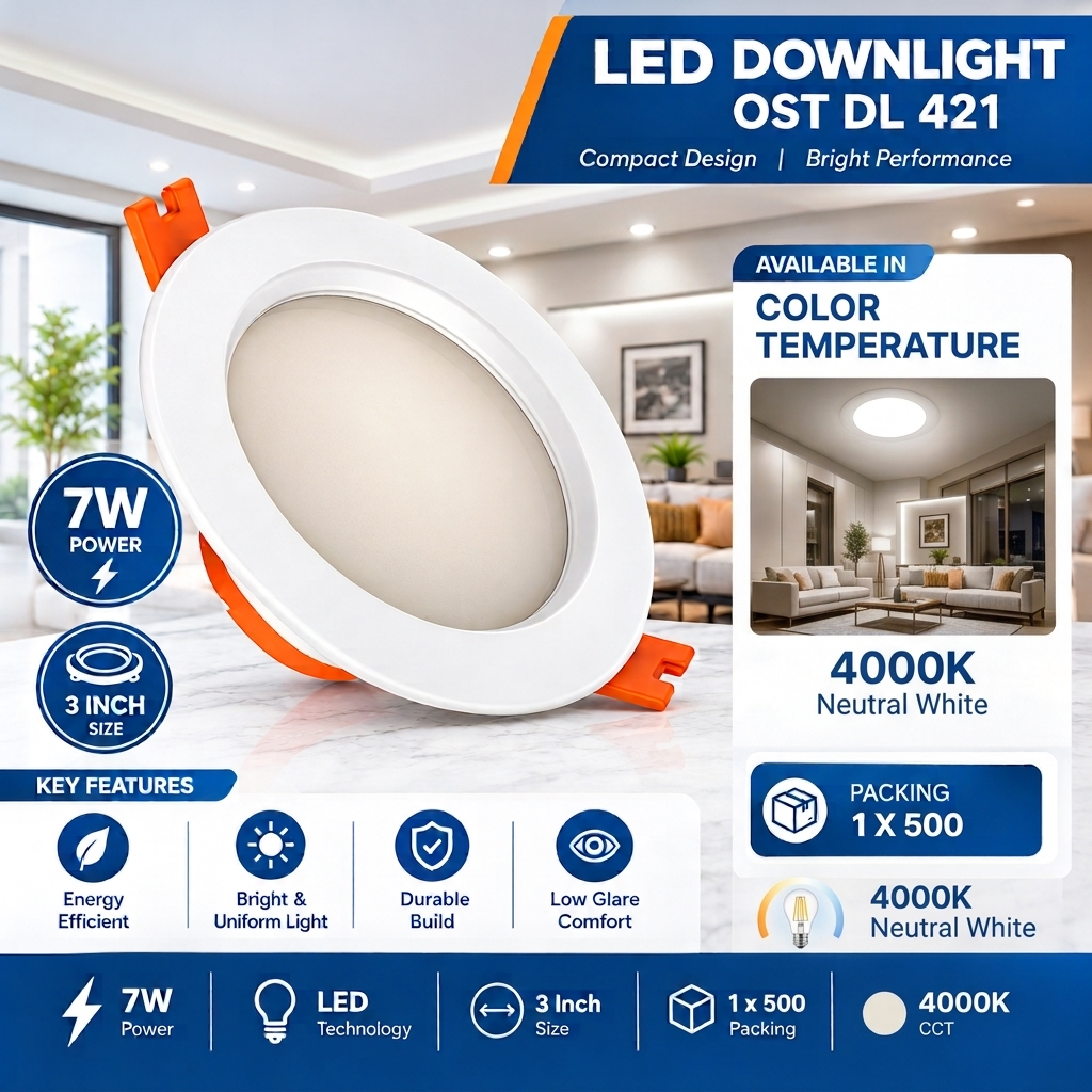 3 Inch SMD LED Downlight 7W - photo 4