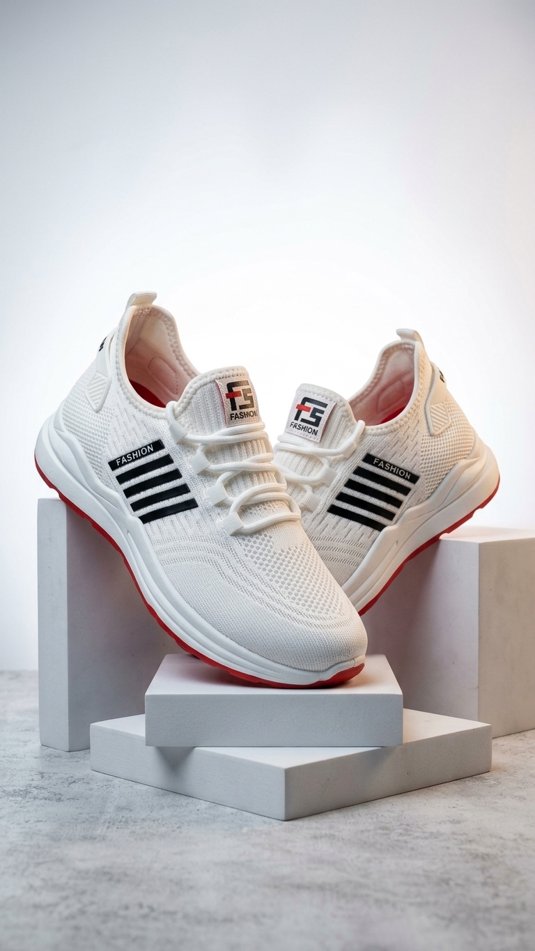 Fashion Street wear Tech Sneakers - Breathable Athletic Jogging & Walking Shoes